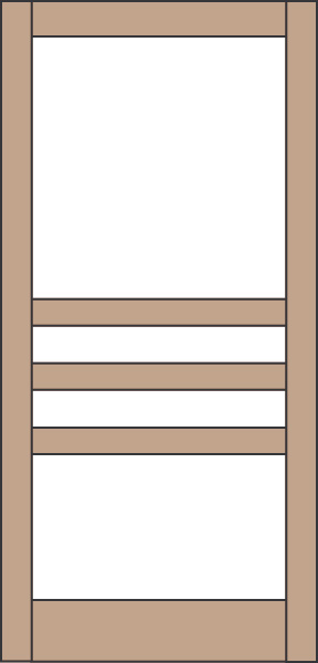 Model 408 Wood Screen Door