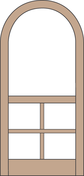 Model A110 Wood Screen Door