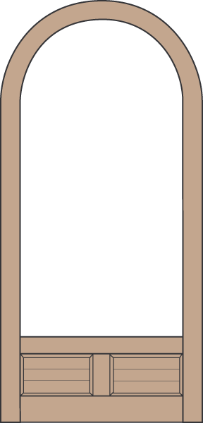 Model A123 Wood Screen Door