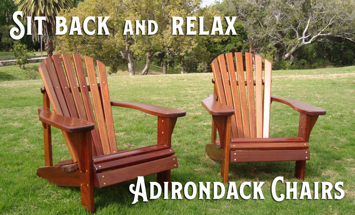 Wood Adirondack Chair Kits