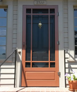 Model 3610-H Wood Screen Door. Craftsman Bungalow Screen Door.