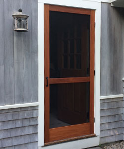 Model 3600-P Traditional Wood Screen Door in Mahogany