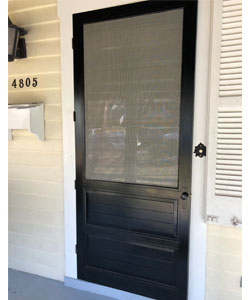 Model SD30 Wood Security Screen Door.