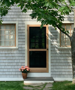 3600-P Wood Screen Door in Cedar Wood.