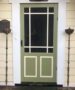 Model 3670-H Craftsman Mission Bungalow Arts and Crafts Wood Screen Door.