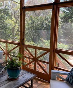 Custom Cedar Wood Screen Door