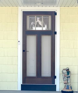 Traditonal Cedar Wood Screen Storm Door